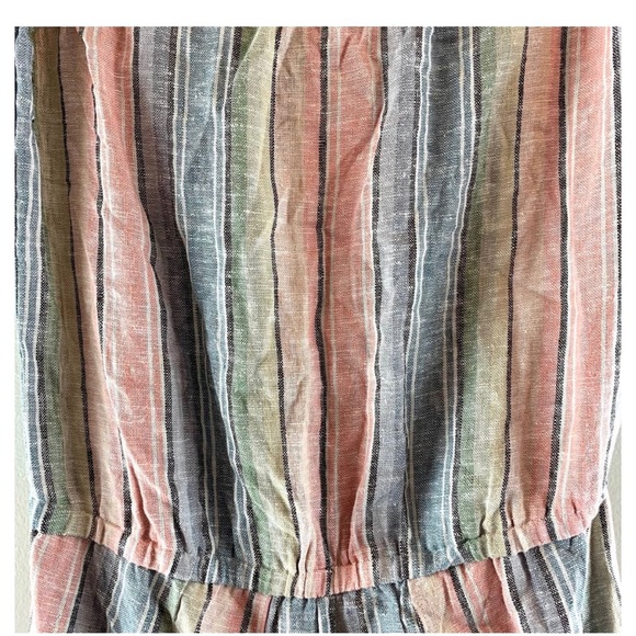 Anthropologie Pants & Jumpsuits Nwt Drew Linen Wide Leg Boho Pastel